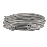 Innovera® Indoor Heavy-duty Extension Cord, 9ft, Gray freeshipping - TVN Wholesale 