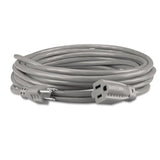 Innovera® Indoor Heavy-duty Extension Cord, 15ft, Gray freeshipping - TVN Wholesale 