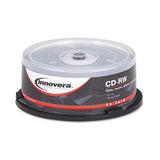 Cd-rw Rewritable Disc, 700 Mb-80 Min, 12x, Spindle, Silver, 25-pack