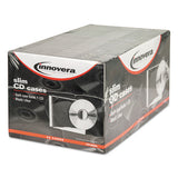 Innovera® Cd-dvd Slim Jewel Cases, Clear-black, 100-pack freeshipping - TVN Wholesale 