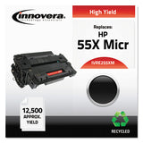 Innovera® Remanufactured Black High-yield Micr Toner, Replacement For Hp 55xm (ce255xm), 12,500 Page-yield freeshipping - TVN Wholesale 