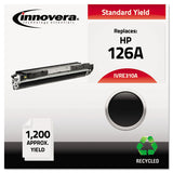 Innovera® Remanufactured Black Toner, Replacement For Hp 126a (ce310a), 1,200 Page-yield freeshipping - TVN Wholesale 