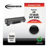 Remanufactured Black Toner, Replacement For Hp 83a (cf283a), 1,500 Page-yield