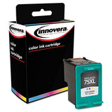 Innovera® Remanufactured Tri-color High-yield Ink, Replacement For Hp 75xl (cb338wn), 520 Page-yield freeshipping - TVN Wholesale 