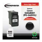 Remanufactured Black Extra High-yield Ink, Replacement For Canon Pg-240xxl (5204b001), 600 Page-yield