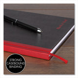 Black n' Red™ Hardcover Casebound Notebooks, 1 Subject, Wide-legal Rule, Black-red Cover, 9.75 X 6.75, 96 Sheets freeshipping - TVN Wholesale 