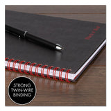 Black n' Red™ Hardcover Twinwire Notebooks, 1 Subject, Wide-legal Rule, Black-red Cover, 9.88 X 6.88, 70 Sheets freeshipping - TVN Wholesale 