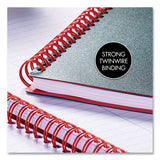 Black n' Red™ Twin Wire Poly Cover Notebook, 1 Subject, Wide-legal Rule, Black Cover, 8.25 X 5.63, 70 Sheets freeshipping - TVN Wholesale 