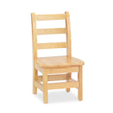 Jonti-Craft Kydz Ladderback Chair, 8" Seat Height, Natural Maple Seat-back, Natural Maple Base, 2-carton freeshipping - TVN Wholesale 