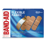 Flexible Fabric Adhesive Bandages, 1 X 3, 100-box