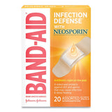 BAND-AID® Antibiotic Adhesive Bandages, Assorted Sizes, 20-box freeshipping - TVN Wholesale 