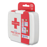 Johnson & Johnson® Red Cross® Mini First Aid To Go Kit, 12 Pieces, Plastic Case freeshipping - TVN Wholesale 