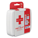 Johnson & Johnson® Red Cross® Mini First Aid To Go Kit, 12 Pieces, Plastic Case freeshipping - TVN Wholesale 