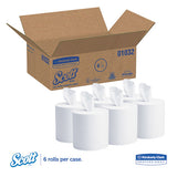 Scott® Essential Roll Control Center-pull Towels For Business,  8 X 12, White, 700-roll, 6 Rolls-carton freeshipping - TVN Wholesale 