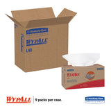 WypAll® L40 Towels, Pop-up Box, White, 10 4-5 X 10, 90-box, 9 Boxes-carton freeshipping - TVN Wholesale 