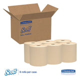 Scott® Essential Hard Roll Towels For Business, 1.5" Core, 8 X 800 Ft, Natural, 12 Rolls-carton freeshipping - TVN Wholesale 