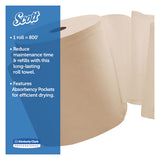 Scott® Essential Hard Roll Towels For Business, 1.5" Core, 8 X 800 Ft, Natural, 12 Rolls-carton freeshipping - TVN Wholesale 