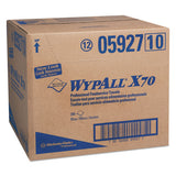 WypAll® X70 Foodservice Towels, 1-4 Fold, 12 1-2 X 23 1-2, Blue, 300-carton freeshipping - TVN Wholesale 