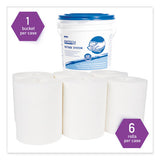 Kimtech™ Wipers For Wettask System, Bleach, Disinfectants And Sanitizers, 12 X 6, 95-roll, 6 Rolls And 1 Bucket-carton freeshipping - TVN Wholesale 