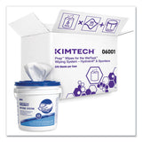 Kimtech™ Wipers For Wettask System, Bleach, Disinfectants And Sanitizers, 12 X 6, 95-roll, 6 Rolls And 1 Bucket-carton freeshipping - TVN Wholesale 