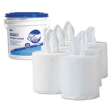 Kimtech™ Wipers For Wettask System, Bleach, Disinfectants And Sanitizers, 12 X 12.5, 60-roll, 5 Rolls And 1 Bucket-carton freeshipping - TVN Wholesale 