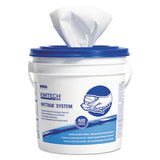 Kimtech™ Wipers For Wettask System, Bleach, Disinfectants And Sanitizers, 12 X 12.5, 60-roll, 5 Rolls And 1 Bucket-carton freeshipping - TVN Wholesale 