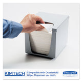 Kimtech™ Scottpure Wipers, 1-4 Fold, 12 X 15, White, 100-box, 4-carton freeshipping - TVN Wholesale 