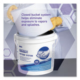 Kimtech™ Wipers For Wettask System, Bleach, Disinfectants And Sanitizers, 6 X 12, 140-roll, 6 Rolls And 1 Bucket-carton freeshipping - TVN Wholesale 