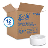 Scott® Essential Coreless Jrt, Septic Safe, 1-ply, White, 2300 Ft, 12 Rolls-carton freeshipping - TVN Wholesale 