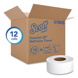 Scott® Essential Jrt Bathroom Tissue, Septic Safe, 2-ply, White, 1000 Ft, 12 Rolls-carton freeshipping - TVN Wholesale 