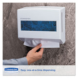 Kimberly-Clark Professional* Scottfold Compact Towel Dispenser, 13.3 X 10 X 13.5 Pearl White freeshipping - TVN Wholesale 