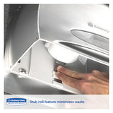 Scott® Pro Coreless Jumbo Roll Tissue Dispenser, Ez Load, 6x9.8x14.3, Stainless Steel freeshipping - TVN Wholesale 