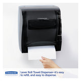 Kimberly-Clark Professional* Lev-r-matic Roll Towel Dispenser, 13.3 X 9.8 X 13.5, Smoke freeshipping - TVN Wholesale 
