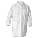 KleenGuard™ A20 Breathable Particle Protection Lab Coat, Snap Closure-open Wrists-pockets, Large, White, 25-carton freeshipping - TVN Wholesale 