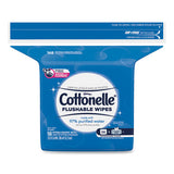 Cottonelle® Fresh Care Flushable Cleansing Cloths, White, 5x7 1-4, 168-pack,8 Pack-carton freeshipping - TVN Wholesale 