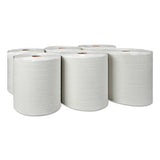 Scott® Essential Plus Hard Roll Towels, 1.5" Core, 8" X 600 Ft, White, 6 Rolls-carton freeshipping - TVN Wholesale 
