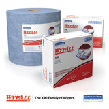 WypAll® X90 Cloths, Jumbo Roll, 11 1-10 X 13 2-5, Denim Blue, 450-roll, 1 Roll-carton freeshipping - TVN Wholesale 