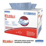 WypAll® X90 Cloths, Brag Box, 11 1-10 X 16 4-5, Denim Blue, 136-box, 1 Box-carton freeshipping - TVN Wholesale 