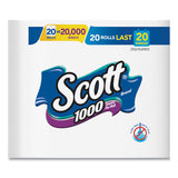 Scott® Standard Roll Bathroom Tissue, Septic Safe, 1-ply, White, 20-pack, 2 Packs-carton freeshipping - TVN Wholesale 