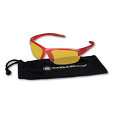 KleenGuard™ Equalizer Safety Glasses, Red Frames, Amber-yellow Lens, 12-carton freeshipping - TVN Wholesale 