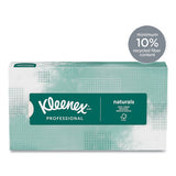 Kleenex® Naturals Facial Tissue For Business, Flat Box, 2-ply, White, 125 Sheets-box freeshipping - TVN Wholesale 