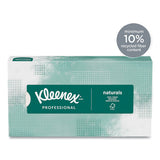 Kleenex® Naturals Facial Tissue For Business, Flat Box, 2-ply, White, 125 Sheets-box, 48 Boxes-carton freeshipping - TVN Wholesale 