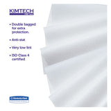 Kimtech™ W4 Critical Task Wipers, Flat Double Bag, 12x12, White, 100-pack, 5 Packs-carton freeshipping - TVN Wholesale 