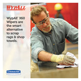 WypAll® X60 Cloths, 1-4 Fold, 11 X 23, White, 100-box, 9-carton freeshipping - TVN Wholesale 