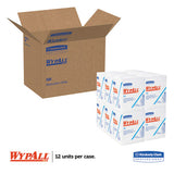 WypAll® X60 Cloths, 1-4 Fold, 12 1-2 X 13, White, 76-box, 12 Boxes-carton freeshipping - TVN Wholesale 