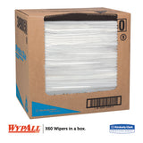 WypAll® X60 Cloths, Flat Sheet, 12 1-2 X 16 4-5, White, 150-bx, 6-ct freeshipping - TVN Wholesale 