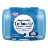 Cottonelle® Fresh Care Flushable Cleansing Cloths, White, 3.75 X 5.5, 42-pack freeshipping - TVN Wholesale 