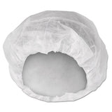 A10 Bouffant Caps, Large, White, 150-pack, 3 Packs-carton