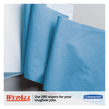 WypAll® X80 Cloths, Brag Box, Hydroknit, Blue, 11.1 X 16.8, 160 Wipers-carton freeshipping - TVN Wholesale 
