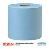 WypAll® X80 Cloths With Hydroknit, Jumbo Roll, 12 1-2 X 13 2-5, Blue, 475-roll freeshipping - TVN Wholesale 